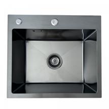 Кухонная мойка ЯЯЯ Кухонная мойка из нержавейки BLANTEK LS-5044HN Honeycomb Nano black арт. 5044224