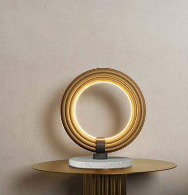 Лампа Aromas del Campo Настольная лампа Elli золотой металл/белый мрамор арт. 196902