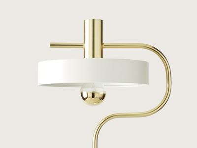 Лампа Aromas del Campo Настольная лампа Aloa латунь - белый арт. 055301