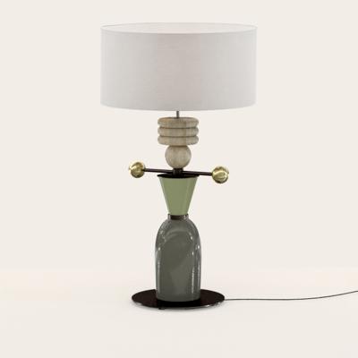 Лампа Aromas del Campo Настольная лампа Nuro травертин с абажуром 801011/41 арт. 463439