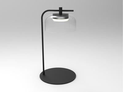 Лампа Aromas del Campo Настольная лампа Ipon черный металл, прозрачный плафон арт. 182013