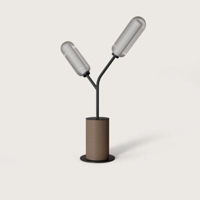 Лампа Aromas del Campo Настольная лампа Lari светло-серая кожа арт. 215966