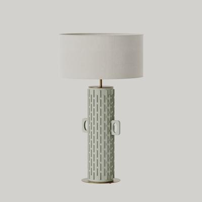 Лампа Aromas del Campo Настольная лампа Yut матовая латунь с абажуром 801011/41 арт. 481635