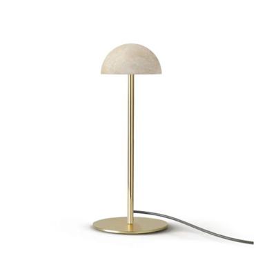 Лампа Aromas del Campo Настольная лампа Dussa золотой металл / травертин арт. 156067