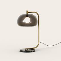 Лампа Aromas del Campo Настольная лампа Cloud серое стекло/золотой металл арт. 432549