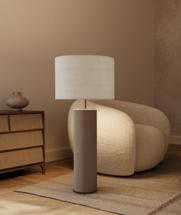 Лампа Aromas del Campo Настольная лампа Amec NAC139 латунный металл + абажур 801011/46 арт. 254139