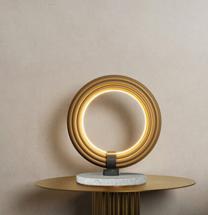 Лампа Aromas del Campo Настольная лампа Elli золотой металл/белый мрамор арт. 196902