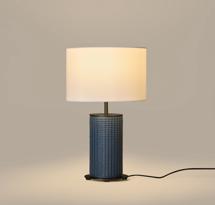 Лампа Aromas del Campo Настольная лампа Dab черный металл с абажуром 801021/35 арт. 156129