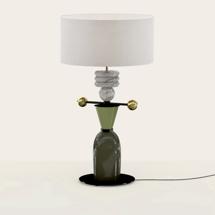 Лампа Aromas del Campo Настольная лампа Nuro белый мрамор с абажуром 801011/41 арт. 461568