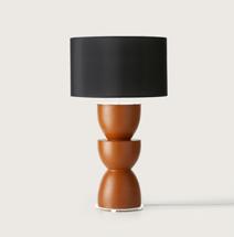 Лампа Aromas del Campo Настольная лама Metric белый металл, черный абажур 801021/41 арт. 219295