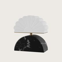 Лампа Aromas del Campo Настольная лампа Gina состаренный золотой металл/черный мрамор арт. 216002