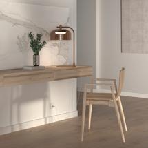 Лампа Aromas del Campo Настольная лампа Ipon золотой металл, smoked Greenish brown плафон арт. 458994