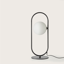 Лампа Aromas del Campo Настольная лампа Abbacus черная/опаловое стекло арт. 091768