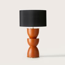 Лампа Aromas del Campo Настольная лама Metric латунный металл, черный абажур 801021/41 арт. 219289