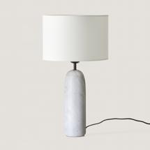 Лампа Aromas del Campo Настольная лампа Shin белый мрамор / абажур 801011/36 арт. 113166