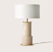 Лампа Aromas del Campo Настольная лампа Atina золотой металл, белый абажур 801011/36 арт. 092315