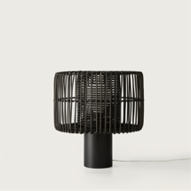 Лампа Aromas del Campo Настольная лампа Hedula черное дерево - черный абажур арт. 100672