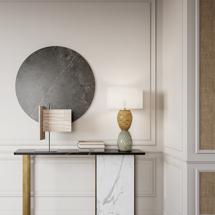 Лампа Aromas del Campo Настольная лампа Cactus NAC135/2  латунный металл с абажуром 801011/41 арт. 458990