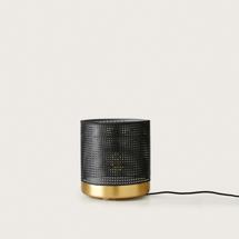 Лампа Aromas del Campo Настольная лампа Stan латунный металл - черный ротанг арт. 100790