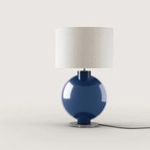 Лампа Aromas del Campo Настольная лампа Tilla никель/Saphire белый абажур 801011/41 арт. 443064