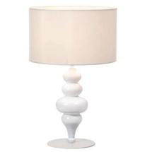 Лампа Aromas del Campo Настольная лампа Torno белая с абажуром 801011/41 арт. 035894