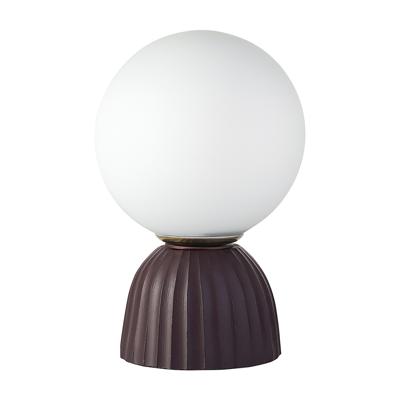 Лампа Bergenson Bjorn Лампа настольная texture moon, D20х29 см, вишневая арт. BB0000576