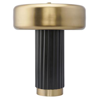 Лампа Bergenson Bjorn Лампа настольная stone, D27х35 см, черная/золотистая арт. BB0000430