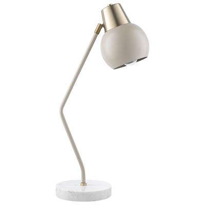 Лампа Bergenson Bjorn Лампа настольная rond, D18х60 см, бежевая арт. BB0000426