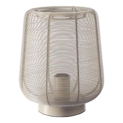 Лампа Bergenson Bjorn Лампа настольная vinger, D22х26 см, бежевая арт. BB0000712