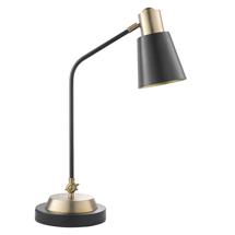 Лампа Bergenson Bjorn Лампа настольная pilwy, D21х65 см, золотистая/черная арт. BB0000434