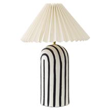 Лампа Bergenson Bjorn Светильник настольный stripel, D30х44 см, черный/белый арт. BB0000184