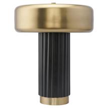 Лампа Bergenson Bjorn Лампа настольная stone, D27х35 см, черная/золотистая арт. BB0000430