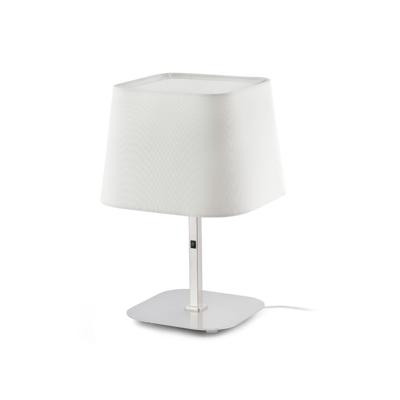Лампа Faro Белая настольная никелевая лампа Sweet арт. 061207