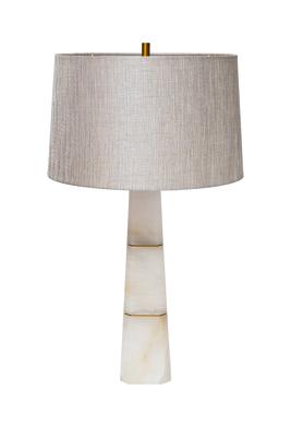 Лампа Garda Decor 185HM-03523 Лампа настольная плафон цвет серо-бежевый Н.81см арт. 185HM-03523