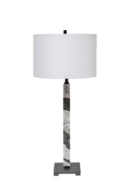 Лампа Garda Decor 185HM-03631 Лампа настольная плафон цвет белый Н.87см арт. 185HM-03631