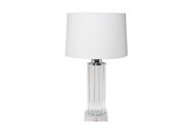 Лампа Garda Decor 22-87529 Лампа настольная плафон белый Д40,5 В73 арт. 22-87529