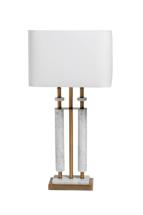 Лампа Garda Decor 22-89158 Лампа настольная плафон белый Н.85см арт. 22-89158