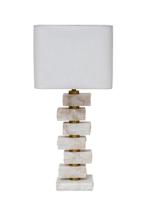 Лампа Garda Decor 185HM-03534 Лампа настольная плафон цвет белый Н.78см арт. 185HM-03534