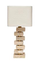 Лампа Garda Decor 185HM-03535 Лампа настольная плафон цвет бежевый Н.78см арт. 185HM-03534