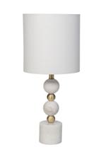 Лампа Garda Decor 22-89567 Лампа настольная плафон лён белый h.56 см арт. 22-89567