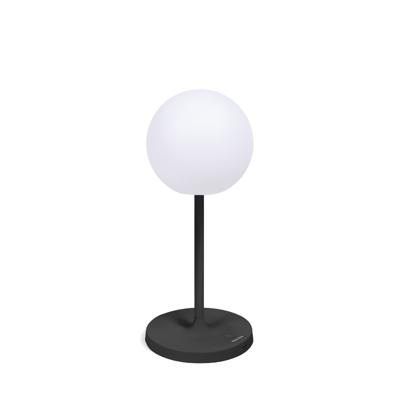 Лампа La Forma (ех Julia Grup) Dinesh Настольная лампа для улицы из черного металла арт. 192155