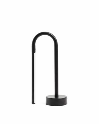 Лампа La Forma (ех Julia Grup) Переносная настольная лампа Bow из черного алюминия арт. 425181