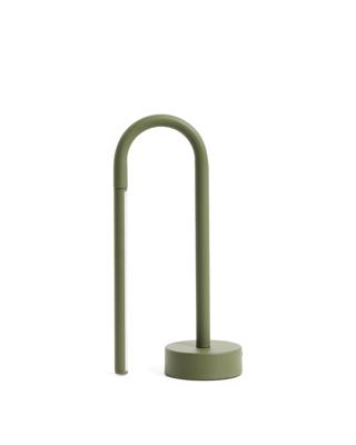 Лампа La Forma (ех Julia Grup) Переносная настольная лампа Bow из зеленого алюминия арт. 425187