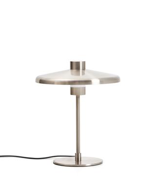 Лампа La Forma (ех Julia Grup) Настольная лампа Nuvira из светло-серого металла арт. 423992