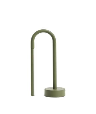 Лампа La Forma (ех Julia Grup) Переносная настольная лампа Bow из зеленого алюминия арт. 425187