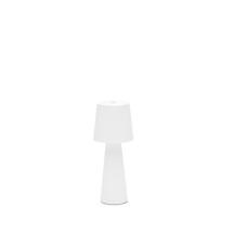 Лампа La Forma (ех Julia Grup) Arenys Маленькая переносная настольная лампа в белом цвете арт. 192662