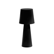 Лампа La Forma (ех Julia Grup) Arenys Большая переносная настольная лампа в черном цвете арт. 192668