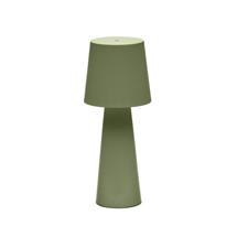 Лампа La Forma (ех Julia Grup) Arenys Большая переносная настольная лампа в зеленом цвете арт. 192672