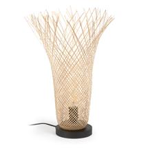 Лампа La Forma (ех Julia Grup) Бамбуковая настольная лампа Citalli в натуральной отделке арт. 116613