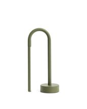 Лампа La Forma (ех Julia Grup) Переносная настольная лампа Bow из зеленого алюминия арт. 425187